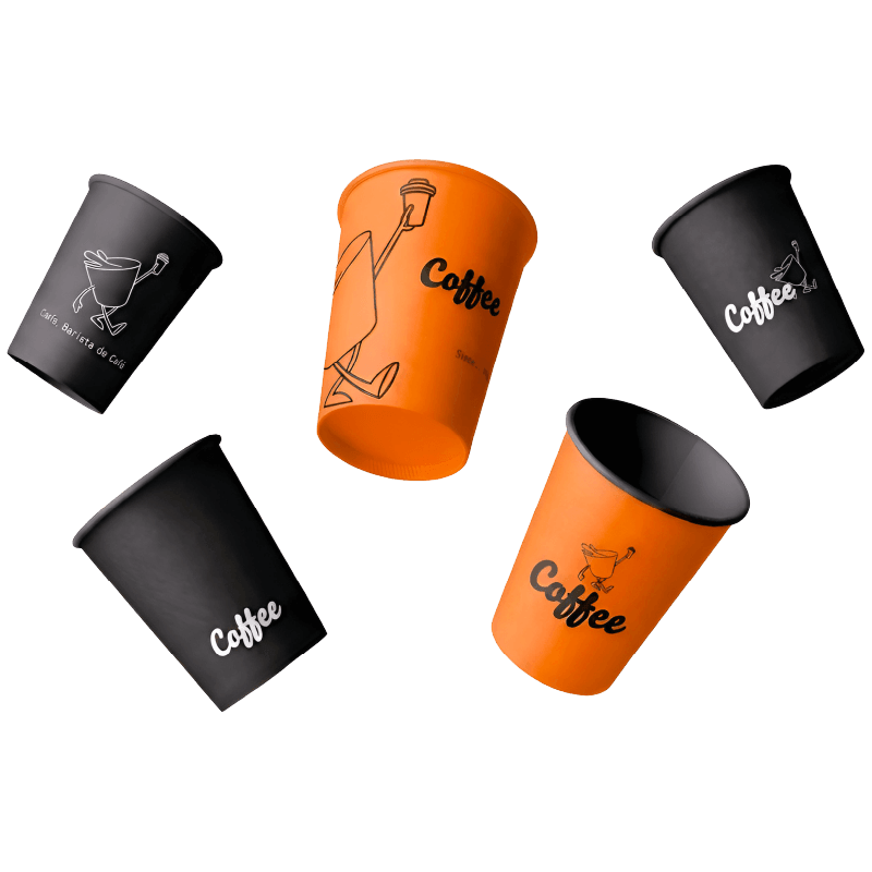 Custom branded paper coffee cups