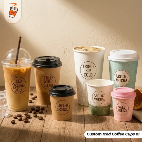Custom Iced Coffee Cups
