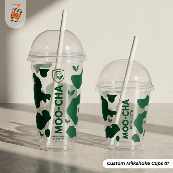 Custom Milkshake Cups