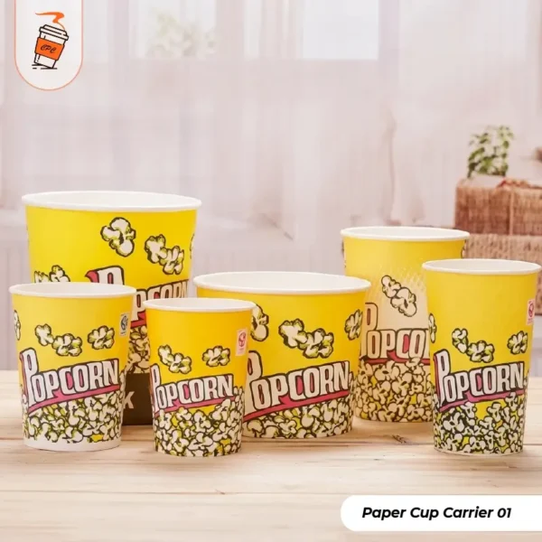 Custom Popcorn Paper Cups