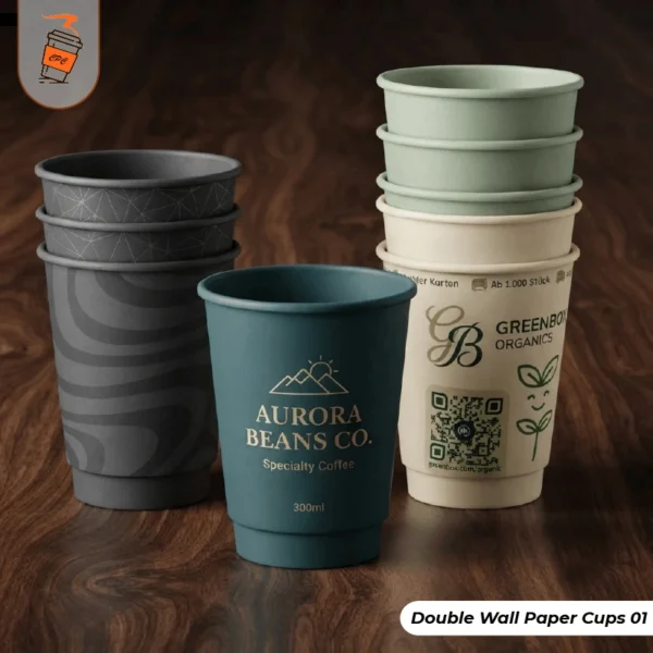 Custom Double Wall Paper Cups