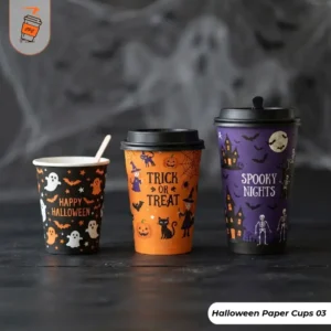 Printed Halloween paper cups (3)